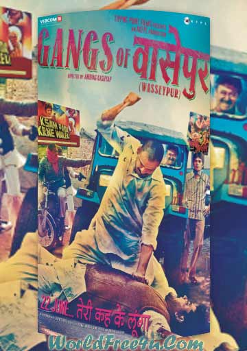 Poster Of Hindi Movie Gangs of Wasseypur (2012) Free Download Full New Hindi Movie Watch Online At worldfree4u.com