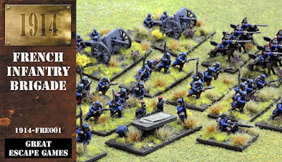 12mm 1914 French Infantry Brigade from Great Escape Games