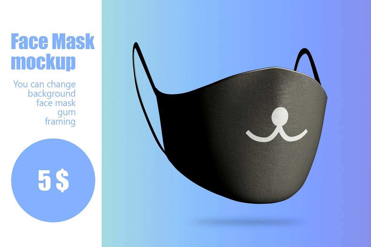 Download Face mask mockup - Best Mockups.A collection of free ...