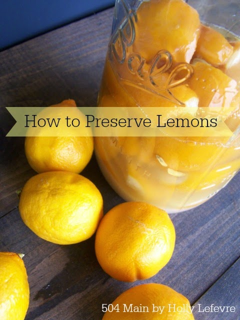 Salt, lemons, juice and a jar are all you need to make preserved lemons for use in your favorite recipes.