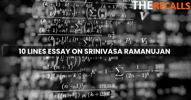 Srinivasa Ramanujan Essay