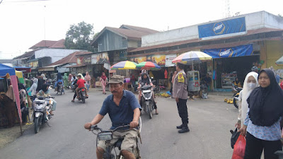 Personil Polsek Simpang Kiri Laksanakan Giat Strong Point Pagi