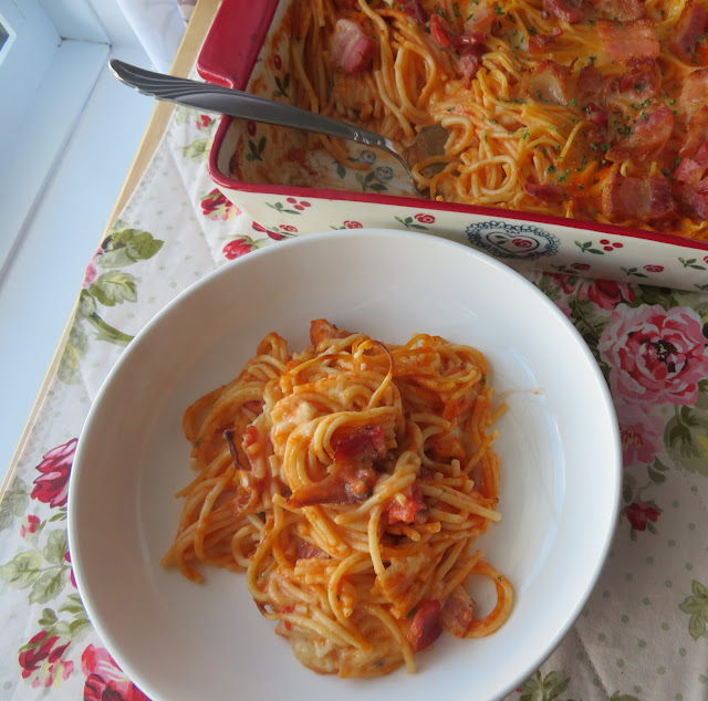 Hazel's Baked Spaghetti