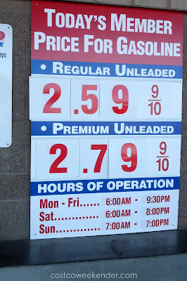 Costco gas for Oct 13, 2015 at Redwood City, CA