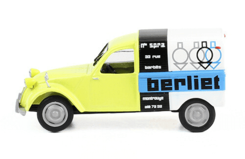 collection berliet 1:43, citroen 2cv fourgonnette 1:43 berliet