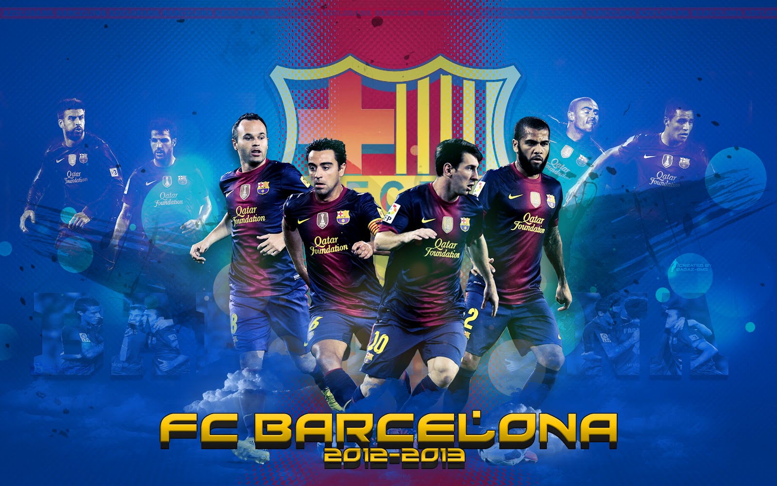 Download this Parede Barcelona Allpaper Wallpaper picture