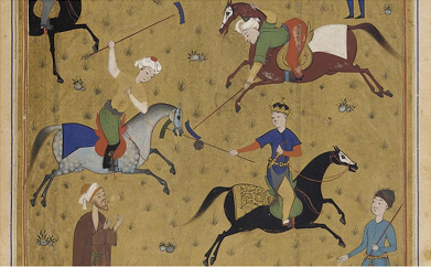 lukisan Polo Berkuda di Persia