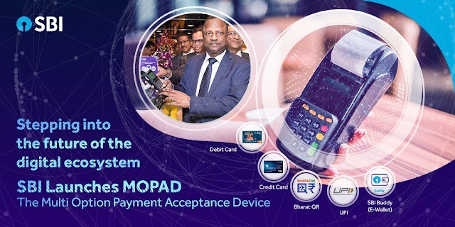 MOPAD - A Unified Payment Terminal POS Device Launched By SBI