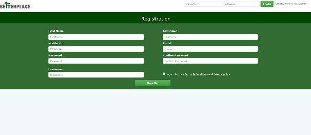 BetterPlace Client Portal Login