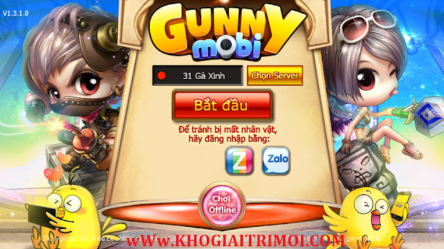 Hướng dẫn đăng ký tài khoản game Gunny Mobi