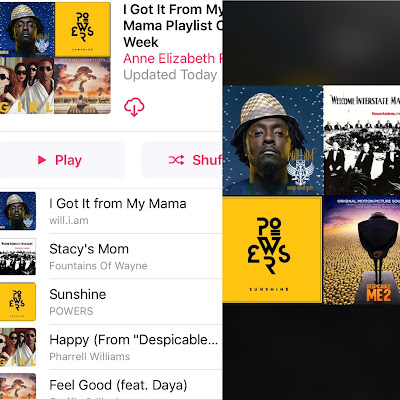 Workout Playlist of the Week:  I Got It From My Mama on Spotify and Apple Music