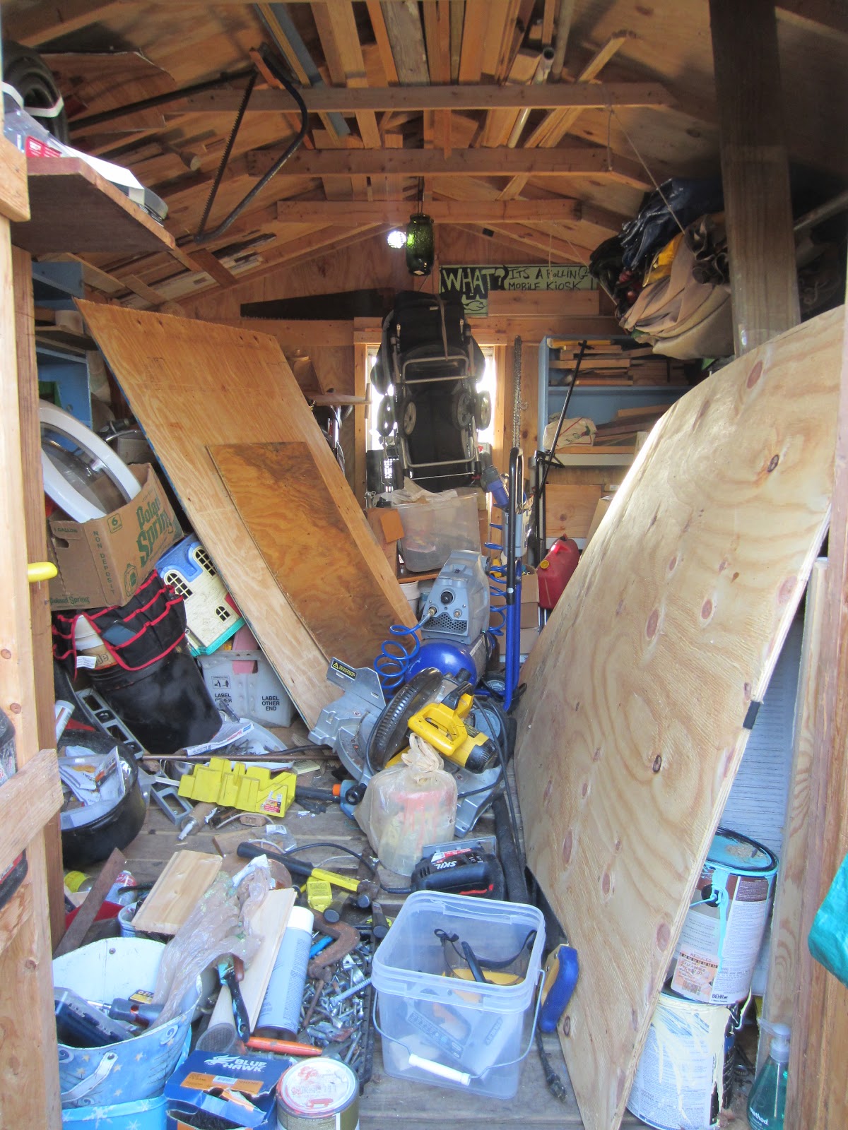  .com: Deek's Shed Of Doom! My REALLY messy shed- Downsizing: Phase 1