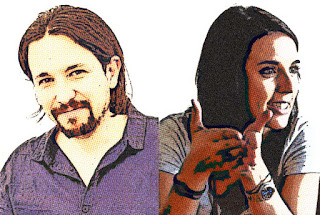 Pablo Iglesias e Irene Montero