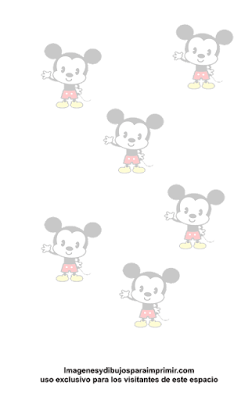 mickey mouse en folios para imprimir