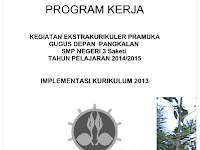 Program Kerja Kegiatan Ekstrakurikuler Pramuka Implementasi Kurikulum 2013