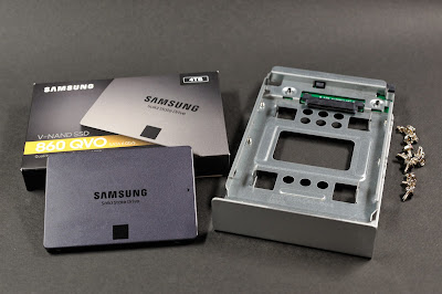 an inexpensive consumer grade SSD can be used for backup