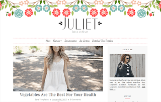 Juliet Minimal Blogger Template