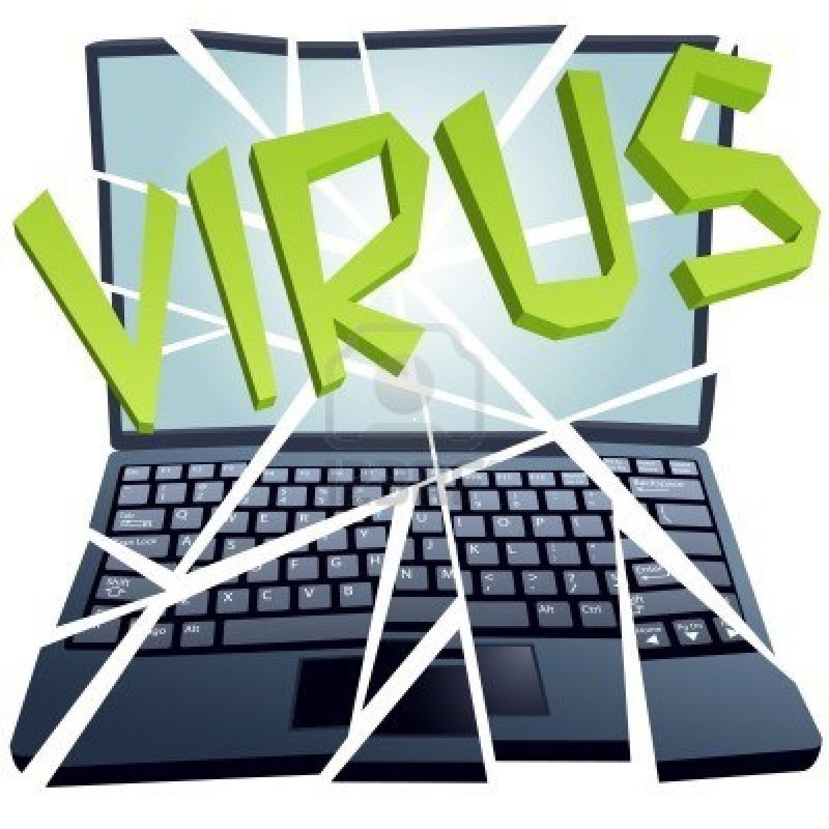 Hasil gambar untuk komputer terkena virus