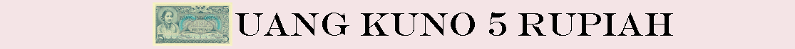 uang kuno 5 rupiah