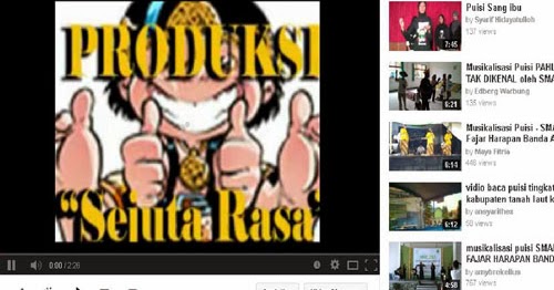 Video Puisi  Harapan  Cinta  dan Sahabat Media Karya