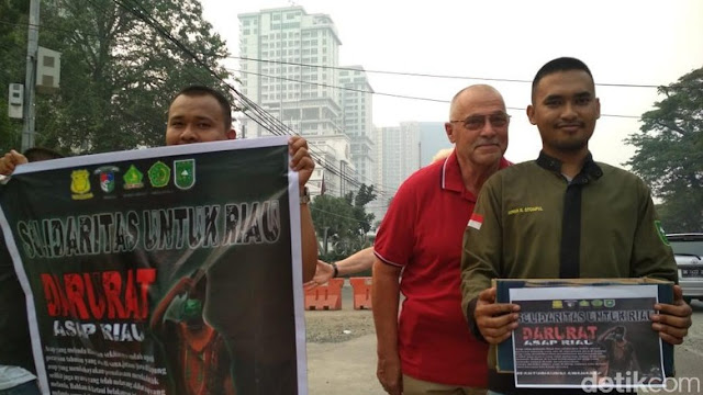  Mahasiswa Asal Riau di Medan Galang Dana untuk Korban Kabut Asap