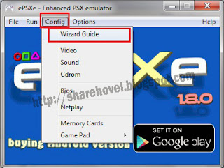 config wizar guide - Cara Setting Pengaturan Configuration ePSXe 1.8.0 by sharehovel