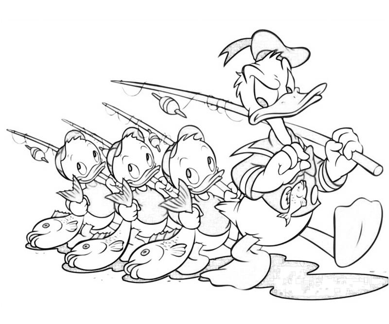 donald-duck-donald-duck-fishing-coloring-pages