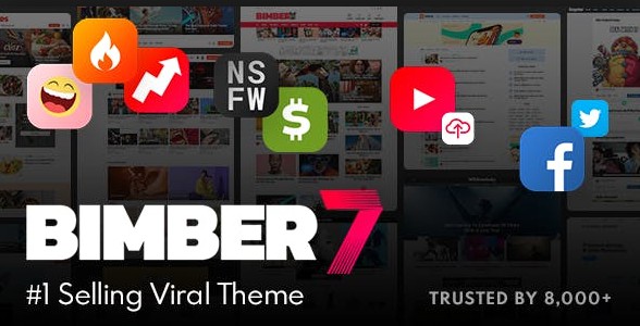 Download Gratis Bimber v7.0.3 - Viral Magazine WordPress Theme