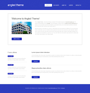 Free Web Template | Angle Theme