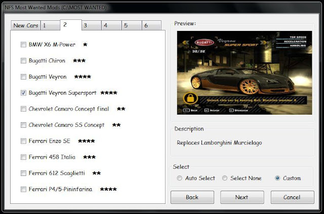 download nfsmw mods collection update, update nfs mods collection, update terbaru nfsmw mods