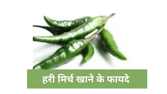 हरी मिर्च(green chilli) खाते है तो मिलेंगे ये 10 फायदे और नुकसान