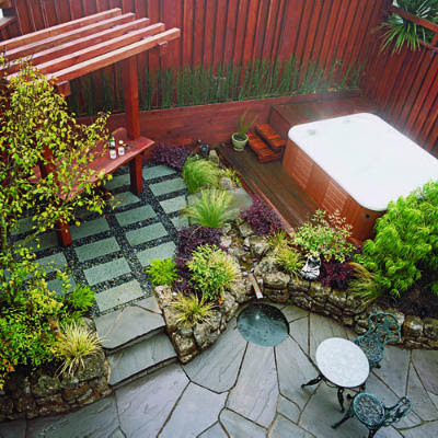 Outdoor Furniture  Small Spaces on The Jewel Box Home  Decorating A Small Outdoor Space