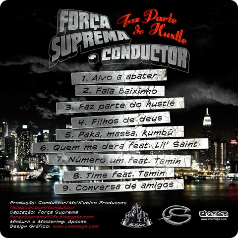 Força Suprema   Conductor - Faz Parte do Hustle - Capa Traz 