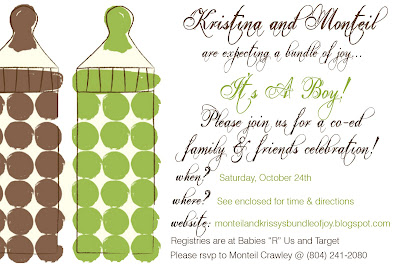   Baby Shower Invitations on We Designed And Printed Ourselves Our Own Baby Shower Invitations  We