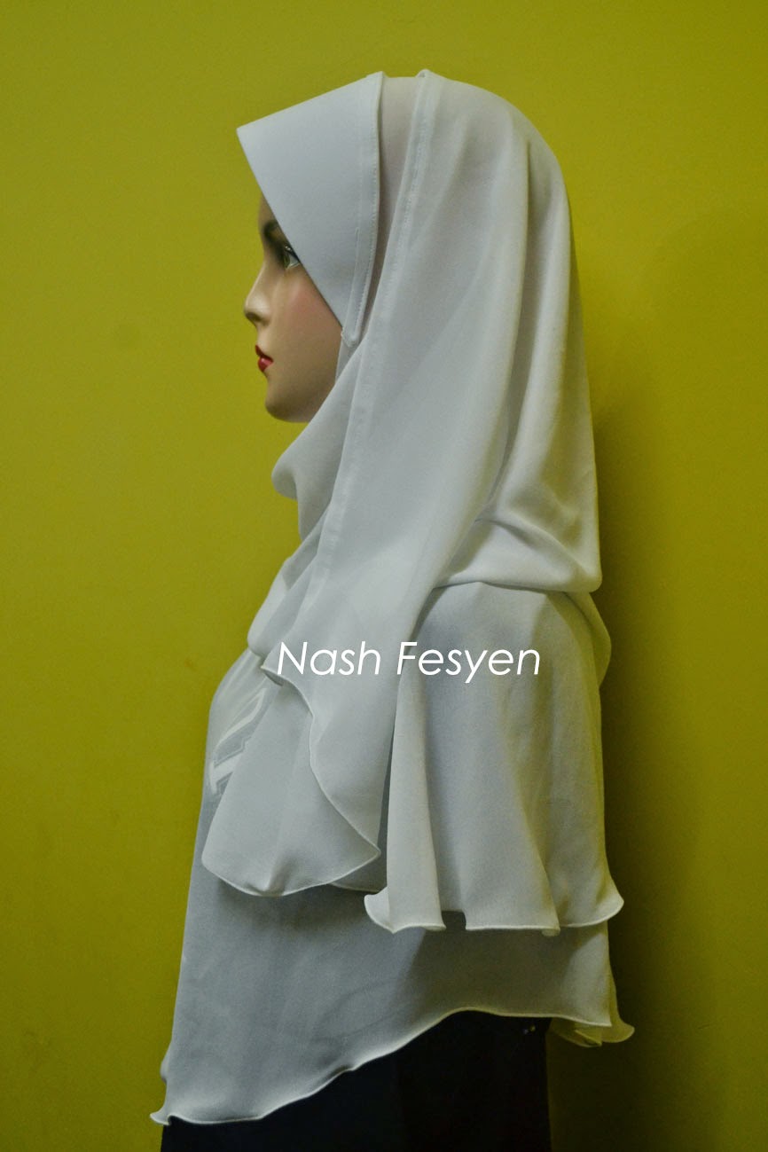 Nash Fesyen shawl instant kedut