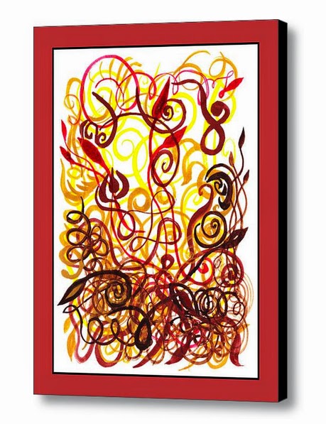 decorative abstract painting