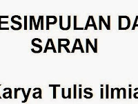 Penulisan Kesimpulan Dan Saran Pada Skripsi