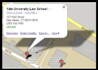 Yale Law School Map