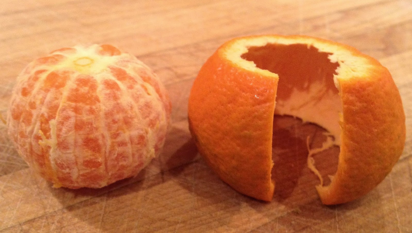 Orange Peel to Whitening Teeth