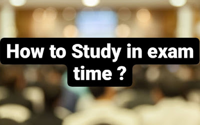 How to study for exams in less time