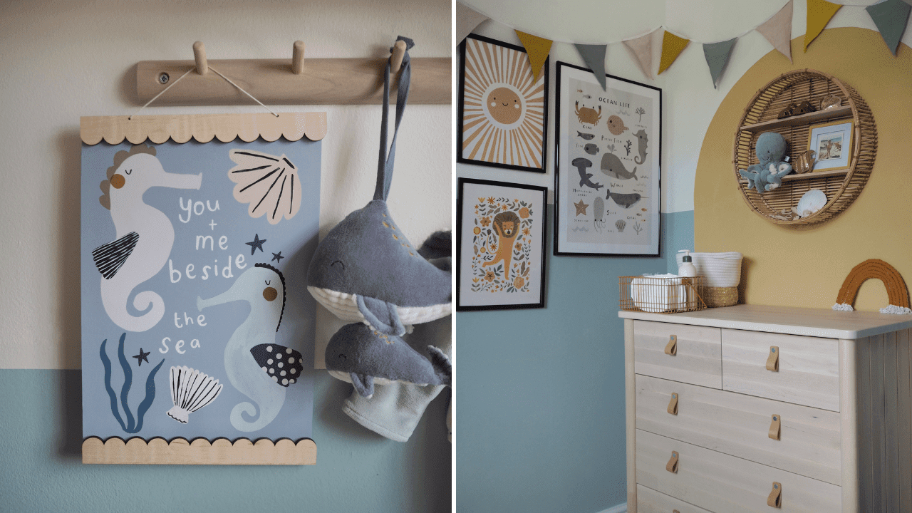 My Budget 'Under The Sea' Nursery Makeover | Dove Cottage