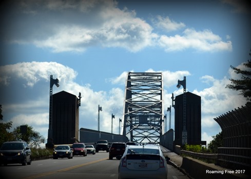 Crossing the Bourne Bridge to Cape Cod