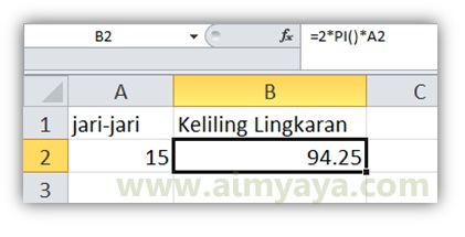 Lingkaran merupakan kurva tertutup dimana jarak dari semua titik pada garis kurva ke sebua Rumus Keliling Lingkaran