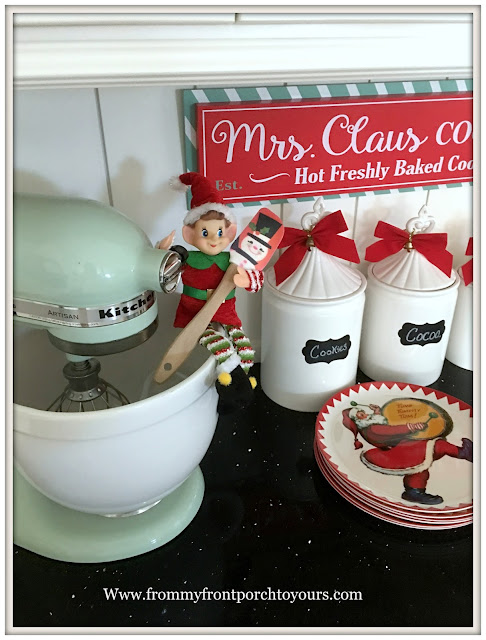 Farmhouse Christmas Kitchen-Vintage- Classic-Elf-From My Front Porch To Yours