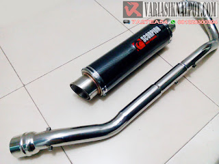 harga Knalpot Racing Jupiter MX King 150 scorpion rp1 gp titan