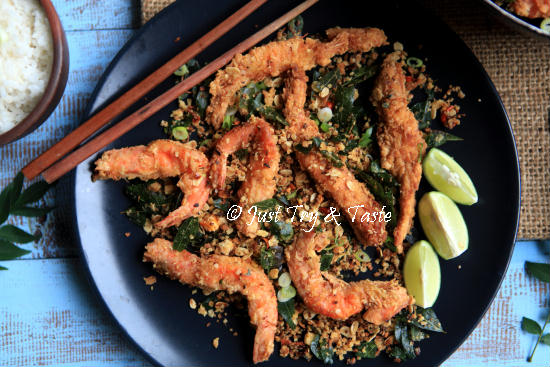 Resep Udang Goreng Oatmeal a la Singapore Just Try Taste