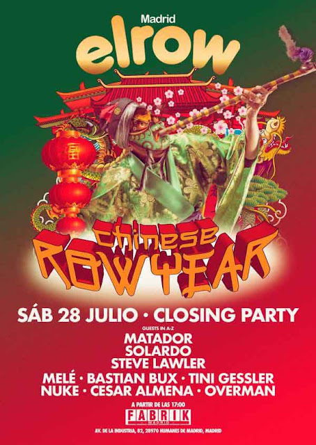 elrow, madrid, chinese row year, música, música electrónica, house, tech house, deep house, techno, evento