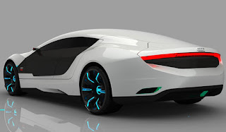 Audi concept car that changes colour