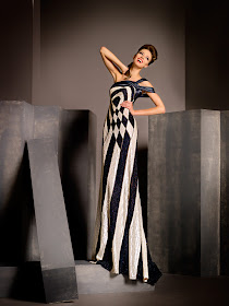Blanka Matragi 2012 Black and White Evening Dress Collection