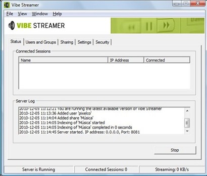 vide streamer